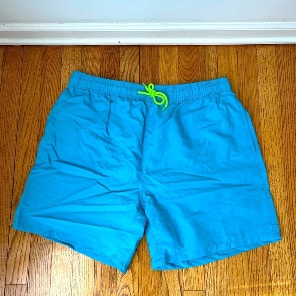Men’s Light Blue Swim Trunks Size 4 XL - Picture 1 of 3